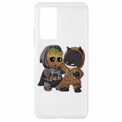 Чехол для Xiaomi Mi 10T/10T Pro Бэтмен и грут - PrintSalon