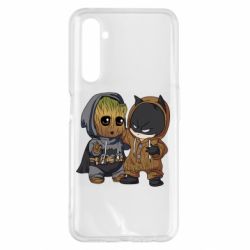 Чехол для Realme 6 Pro Бэтмен и грут - PrintSalon