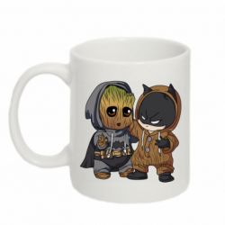 Чашка 320ml Бэтмен и грут-PrintSalon Чашка 320ml Бэтмен и грут