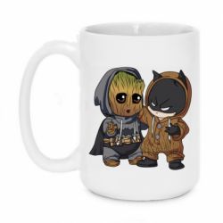 Чашка 420ml Бэтмен и грут - PrintSalon