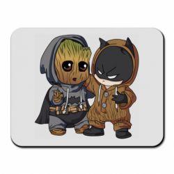 Коврик для мыши Бэтмен и грут - PrintSalon