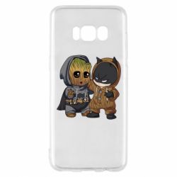 Чехол для Samsung S8 Бэтмен и грут - PrintSalon
