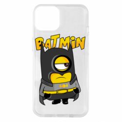 Чехол для iPhone 14 Бэтмин Миньон