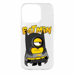 Чехол для iPhone 14 Pro Бэтмин Миньон - PrintSalon