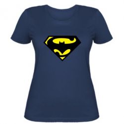 Женская футболка БэтСупермен - PrintSalon