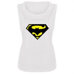 Женская майка БэтСупермен - PrintSalon