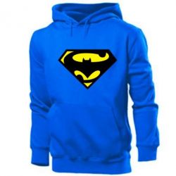 Мужское худи БэтСупермен - PrintSalon