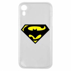 Чехол для iPhone XR БэтСупермен - PrintSalon