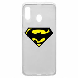 Чехол для Samsung A20 БэтСупермен - PrintSalon