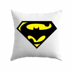 Подушка БэтСупермен - PrintSalon