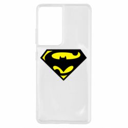 Чехол для Samsung S21 Ultra БэтСупермен - PrintSalon