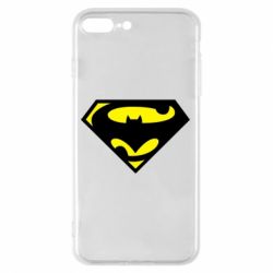 Чехол для iPhone 7 Plus БэтСупермен - PrintSalon