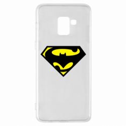 Чехол для Samsung A8+ 2018 БэтСупермен - PrintSalon
