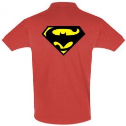 Мужское поло БэтСупермен - PrintSalon