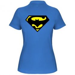 Женское поло БэтСупермен - PrintSalon
