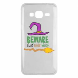 Чехол для Samsung J3 2016 Beware cute little witch - PrintSalon