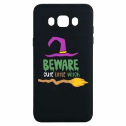 Чехол для Samsung J7 2016 Beware cute little witch