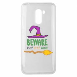 Чехол для Xiaomi Pocophone F1 Beware cute little witch - PrintSalon