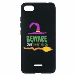 Чехол для Xiaomi Redmi 6A Beware cute little witch - PrintSalon