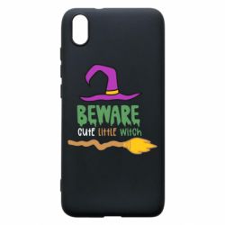 Чехол для Xiaomi Redmi 7A Beware cute little witch - PrintSalon