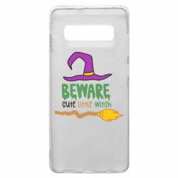 Чехол для Samsung S10+ Beware cute little witch - PrintSalon