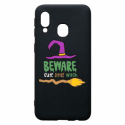 Чехол для Samsung A40 Beware cute little witch - PrintSalon