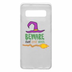 Чехол для Samsung S10 Beware cute little witch - PrintSalon