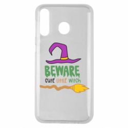 Чехол для Samsung M30 Beware cute little witch - PrintSalon