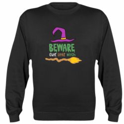 Cвитшот Beware cute little witch - PrintSalon
