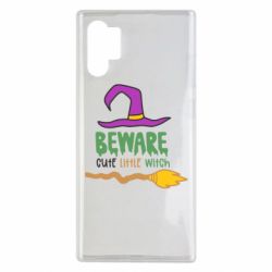 Чехол для Samsung Note 10 Plus Beware cute little witch - PrintSalon