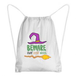Рюкзак-мешок Beware cute little witch - PrintSalon