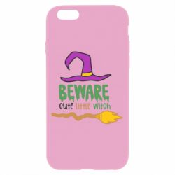 Чехол для iPhone 6/6S Beware cute little witch - PrintSalon