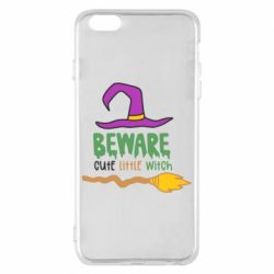 Чехол для iPhone 6 Plus/6S Plus Beware cute little witch - PrintSalon