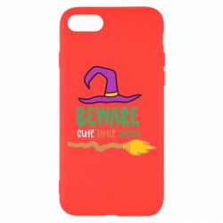Чехол для iPhone 7 Beware cute little witch - PrintSalon