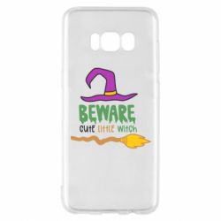 Чехол для Samsung S8 Beware cute little witch - PrintSalon
