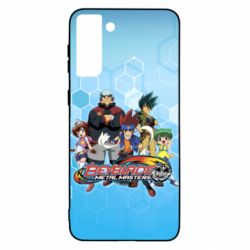 Чехол для Samsung S21 Ultra Beyblade Metal - PrintSalon