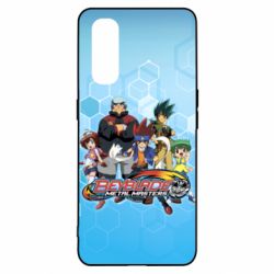 Чехол для Oppo Find X2 Beyblade Metal - PrintSalon