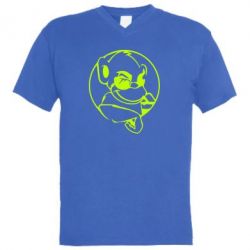 Чоловіча футболка з V-подібним вирізом Бибизяна - PrintSalon