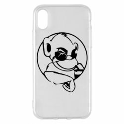 Чехол для iPhone X/Xs Бибизяна-PrintSalon Чехол для iPhone X/Xs Бибизяна