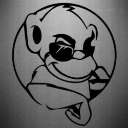 Наклейка Бибизяна - PrintSalon