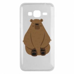 Чехол для Samsung J3 2016 Big bellied bear - PrintSalon