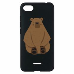 Чехол для Xiaomi Redmi 6A Big bellied bear - PrintSalon