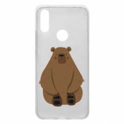 Чехол для Xiaomi Redmi 7 Big bellied bear - PrintSalon
