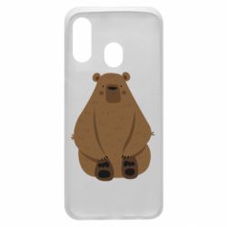 Чехол для Samsung A40 Big bellied bear - PrintSalon