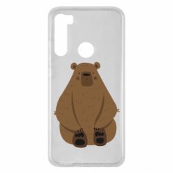 Чехол для Xiaomi Redmi Note 8 Big bellied bear - PrintSalon