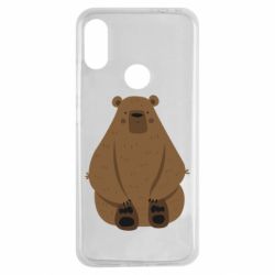 Чехол для Xiaomi Redmi Note 7 Big bellied bear - PrintSalon