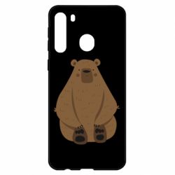 Чехол для Samsung A21 Big bellied bear - PrintSalon