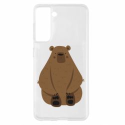 Чехол для Samsung S21 Big bellied bear - PrintSalon