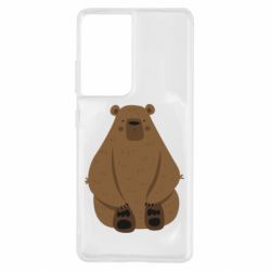 Чехол для Samsung S21 Ultra Big bellied bear - PrintSalon