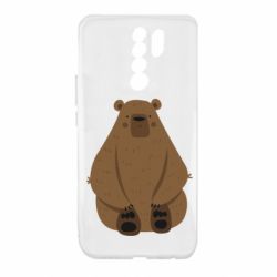 Чехол для Xiaomi Redmi 9 Big bellied bear - PrintSalon